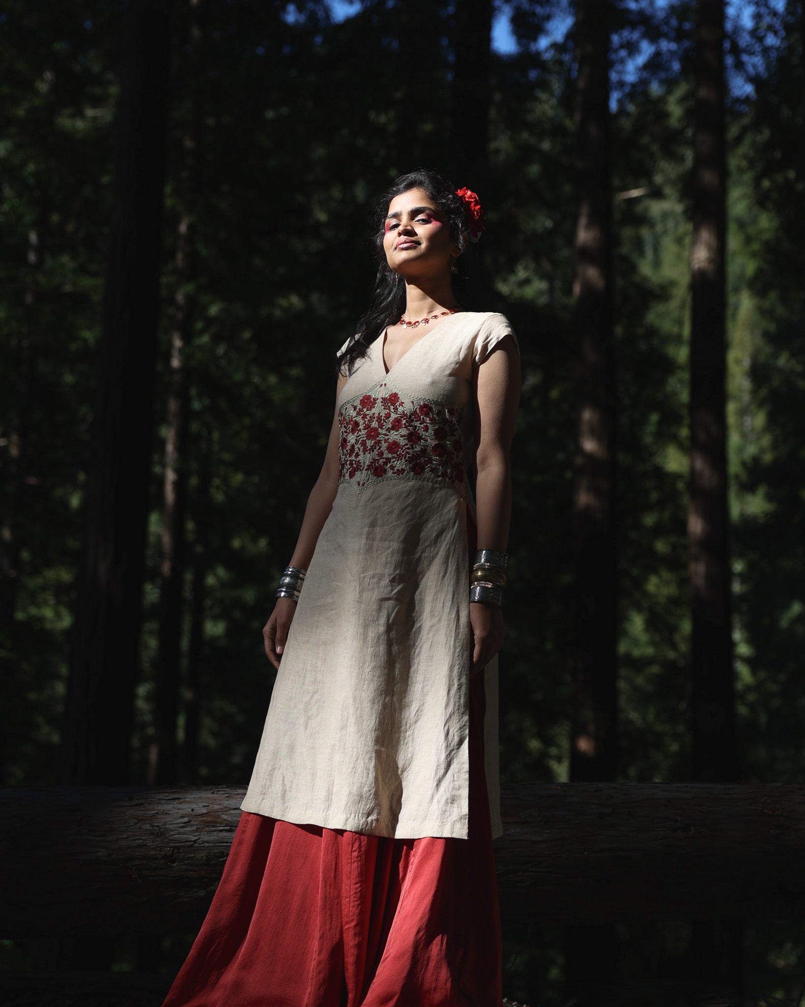 Sunrose Tunic Maroon Bodice